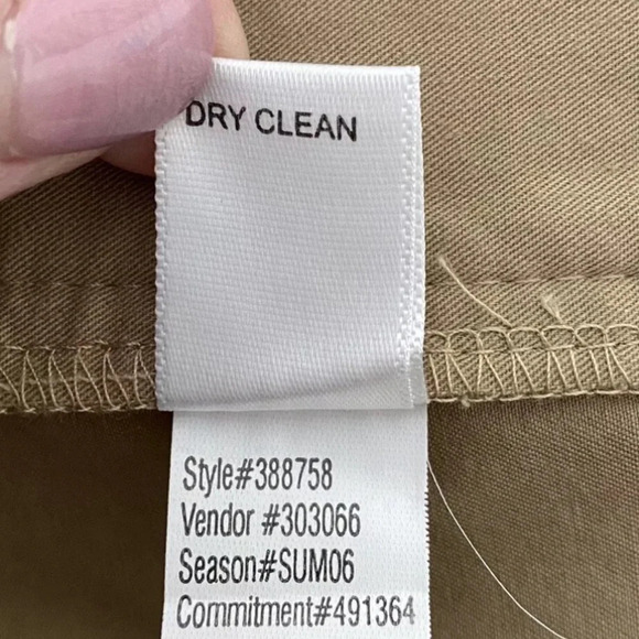 Banana Republic Beige Khaki Capris Crop Pants‎ Womens Size 6 (737) - Picture 5 of 5